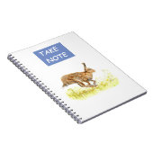 Running Hare Notizblock (Rechte Seite)