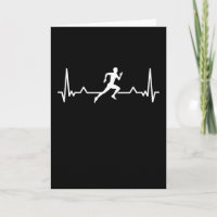 Running Heartbeat Runner Funny Gift