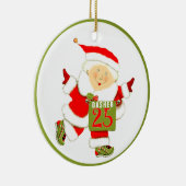 Running Holiday-Geschenk Keramik Ornament (Rechts)