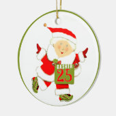 Running Holiday-Geschenk Keramik Ornament (Links)