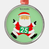 Running Holiday-Geschenk Ornament Aus Metall (Vorne)