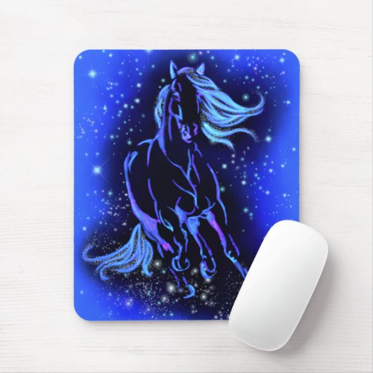 Running Horning Mouse Pad Mousepad (Mit Mouse)
