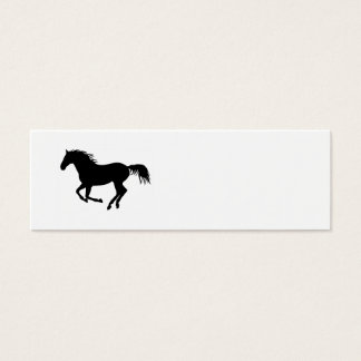 Running Horse Black Silhouette Black Horse Print