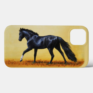 Running Horse Black Stallion Case-Mate iPhone Hülle