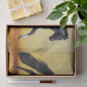 Running Horse Black Stallion Seidenpapier (Geschenk)