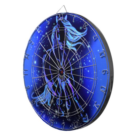 Running Horse Dart Board Dartscheibe (Vorderseite rechts)