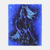 Running Horse Fleece Blanket (Vorderseite)