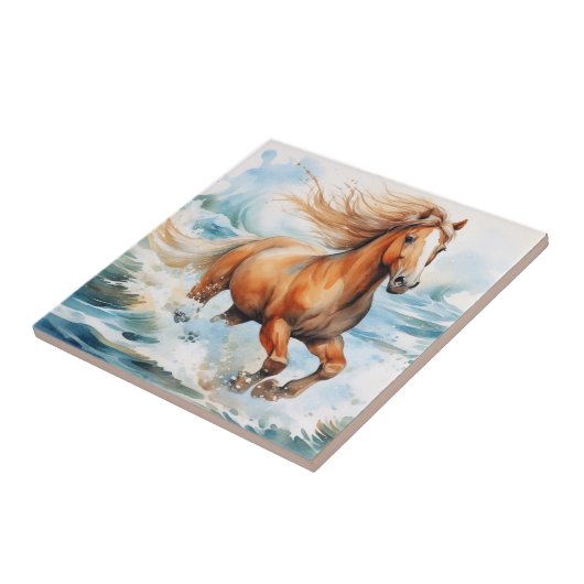 Running Horse Fliese (Seite)