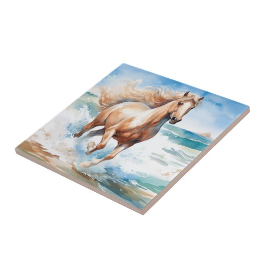 Running Horse Fliese (Seite)