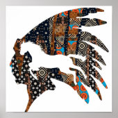 Running Horse Indian Poster (Vorne)