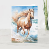 Running Horse Karte (Vorderseite)