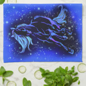 Running Horse Kitchtuch Geschirrtuch (Gefaltet)