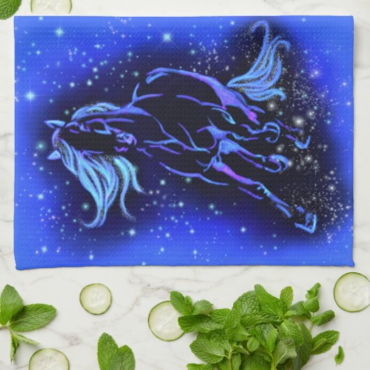 Running Horse Kitchtuch Geschirrtuch (Gefaltet)