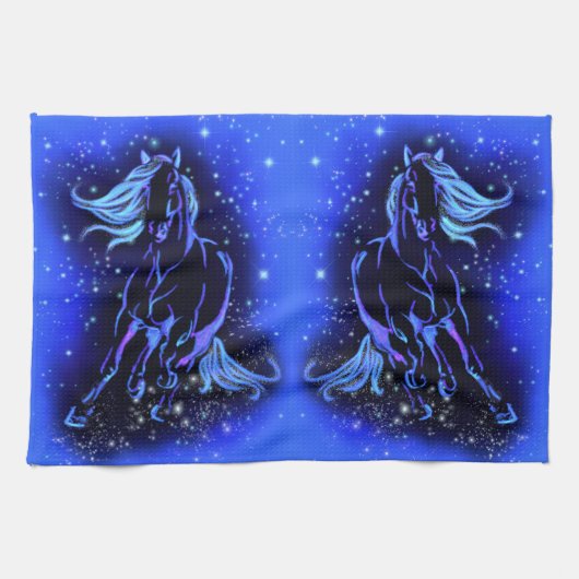 Running Horse Kitchtuch Geschirrtuch (Horizontal)