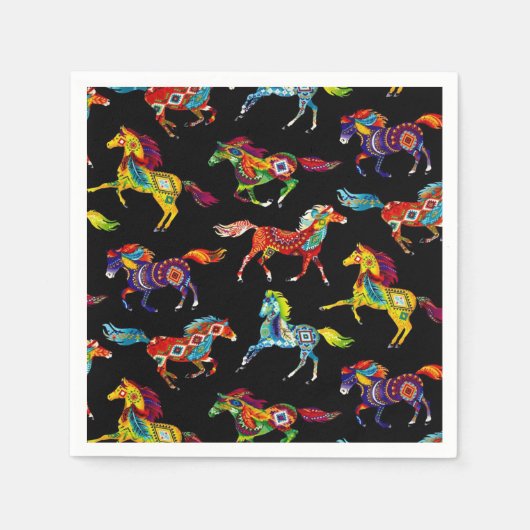 Running Horse Paper Napkins Serviette (Vorderseite)