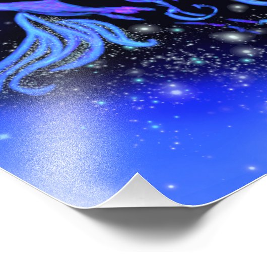 Running Horse Poster (Ecke)