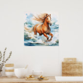 Running Horse Poster (Küche)