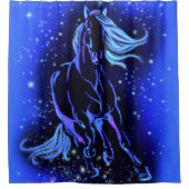 Running Horse Shower Vorhang (Vorderseite)