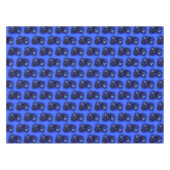 Running Horse Tablecloth Blue Starry Moonlight Tischdecke (Vorderseite (Horizontal))
