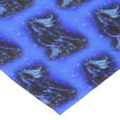Running Horse Tablecloth Blue Starry Moonlight Tischdecke (Schrägansicht)