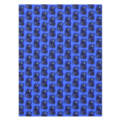Running Horse Tablecloth Blue Starry Moonlight Tischdecke (Vorderseite)