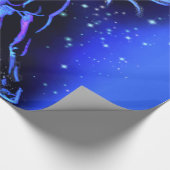 Running Horse Wrapping Paper Geschenkpapier (Ecke)