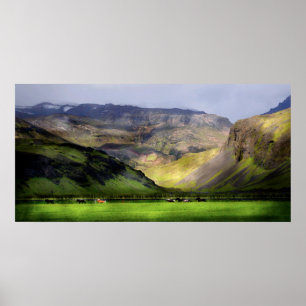 Running Horses Island Poster