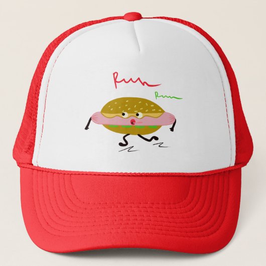 Running-Hotdog Truckerkappe (Vorderseite)
