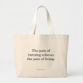 Running inspiration Tote Bag Jumbo Stoffbeutel (Vorne)
