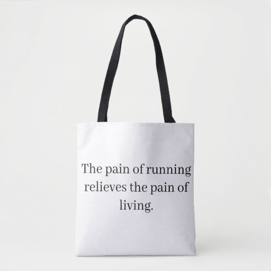 Running inspiration Tote Bag Tasche (Vorderseite)