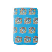 Running into orange kittens badematte (Vorderseite Vertikal)