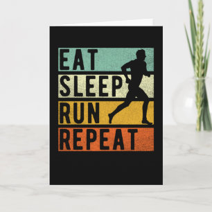 Running Joggen Jogger Geschenk Karte
