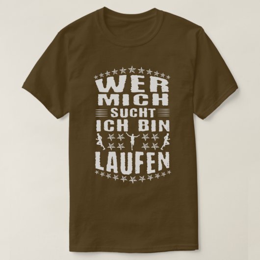 Running Jogging Runner Runner Jogger T-Shirt (Design vorne)