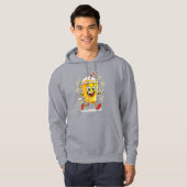 **Running Juice Cup Cartoon – Fun Street Drink Cha Hoodie (Vorne ganz)