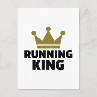 Running King Postkarte
