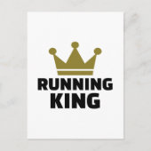 Running King Postkarte (Vorderseite)