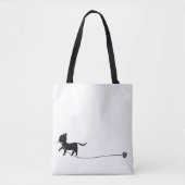 Running Kitten Tote Bag Tasche (Vorderseite)