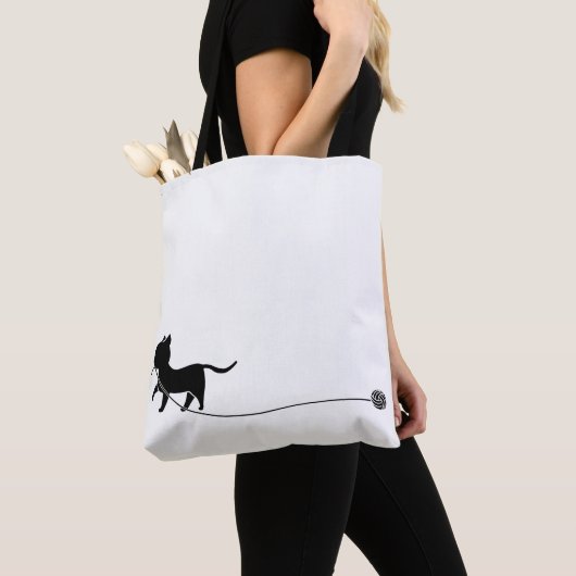 Running Kitten Tote Bag Tasche (Von Nahem)
