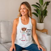 Running Late Funny Women’s Cardio Fitness Joke Tank Top