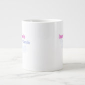 Running Late Is My Cardio Jumbo-Tasse (Vorderseite)