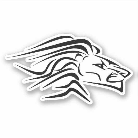 Running Lion Sticker (Vorderseite)
