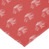 Running Lions Tablecloth - Custom Colors Tischdecke (Schrägansicht)