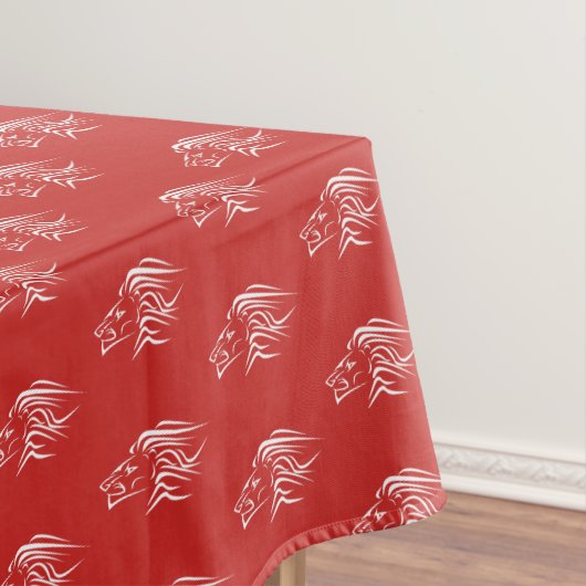 Running Lions Tablecloth - Custom Colors Tischdecke (Beispiel)