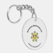 Running maintains my sunny personality schlüsselanhänger (Vorderseite links)