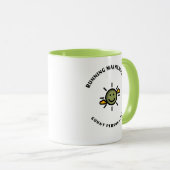 Running maintains my sunny personality tasse (VorderseiteRechts)