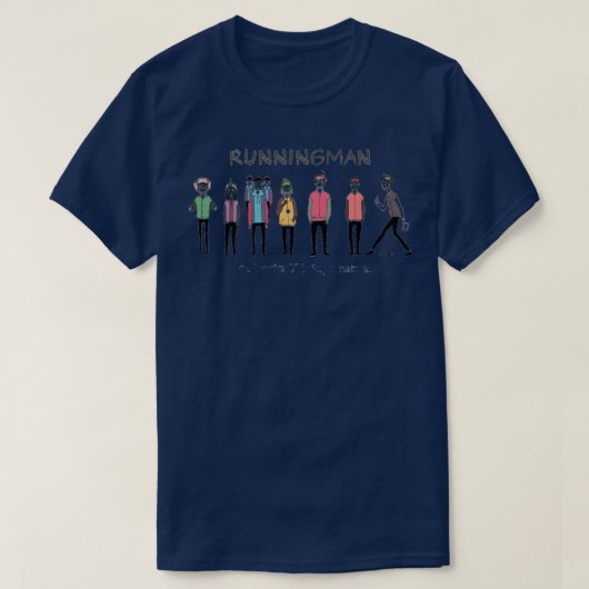 Running Man Cast (Episode 74 Super Natural) T-Shirt (Design vorne)