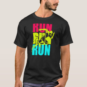 Running Man Graphic Cross Country Runner oder Jogg T-Shirt