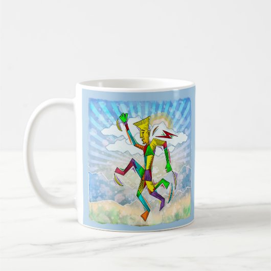 Running Man Kaffeetasse (Links)