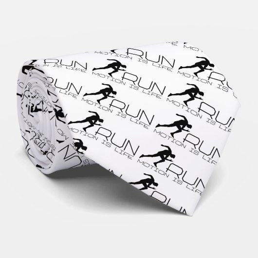 Running Man Krawatte (Gerollt)