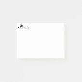 Running Man Post-it Klebezettel (Vorderseite)